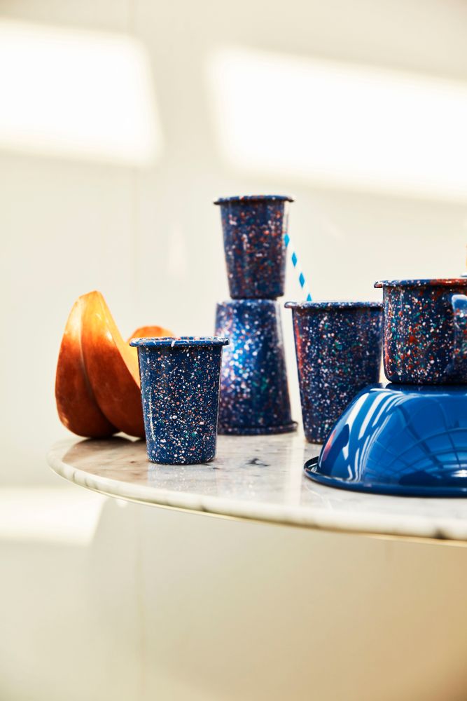 Accessoires de déco extérieure - Tasses Flow Fest + Gobelet - KAPKA ENAMELWARE