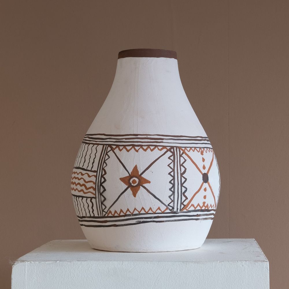 Pottery - Pottery vases and table lights Berber and Touareg - ZENZA