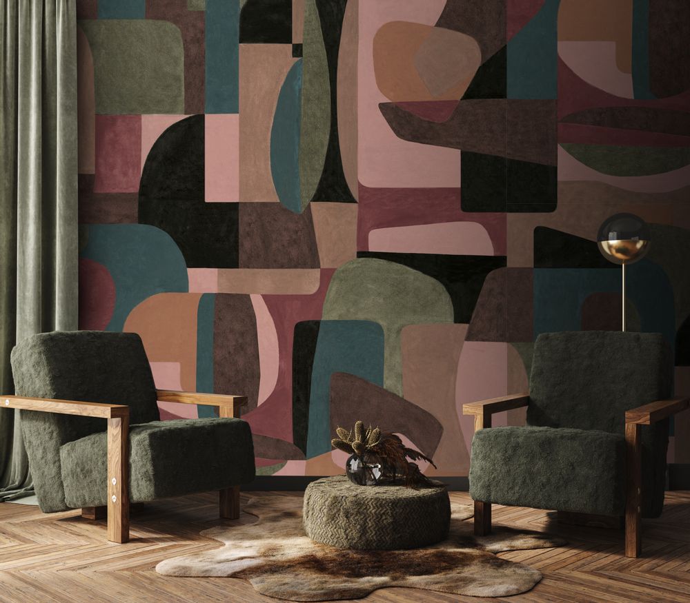 Wallpaper - Jouy wallpaper - PASCALE RISBOURG