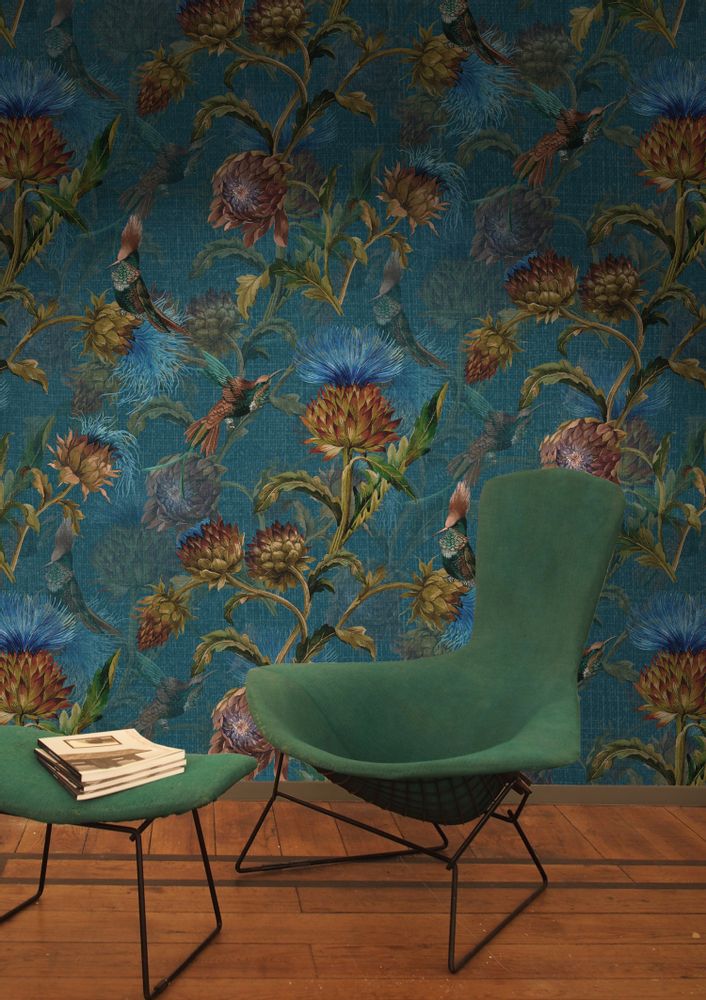 Wallpaper - Wallpaper ARTICHOKES - PASCALE RISBOURG