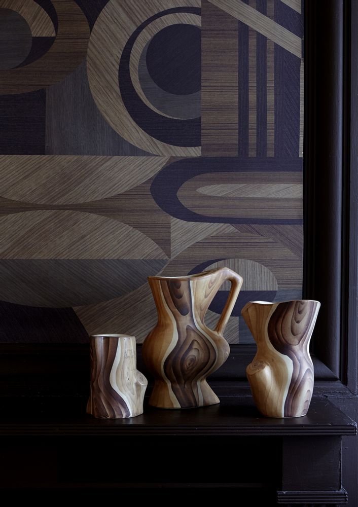 Wallpaper - Marquetry XXL Wallpaper - PASCALE RISBOURG
