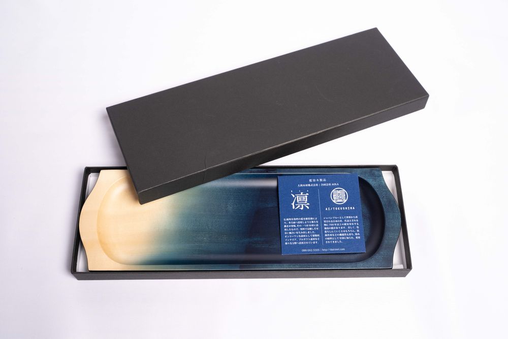 Trays - Indigo Tochi Tray - AOLA