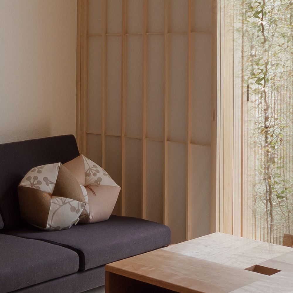 Fabric cushions - Ojami Cushion | Cotton - TAKAOKAYA