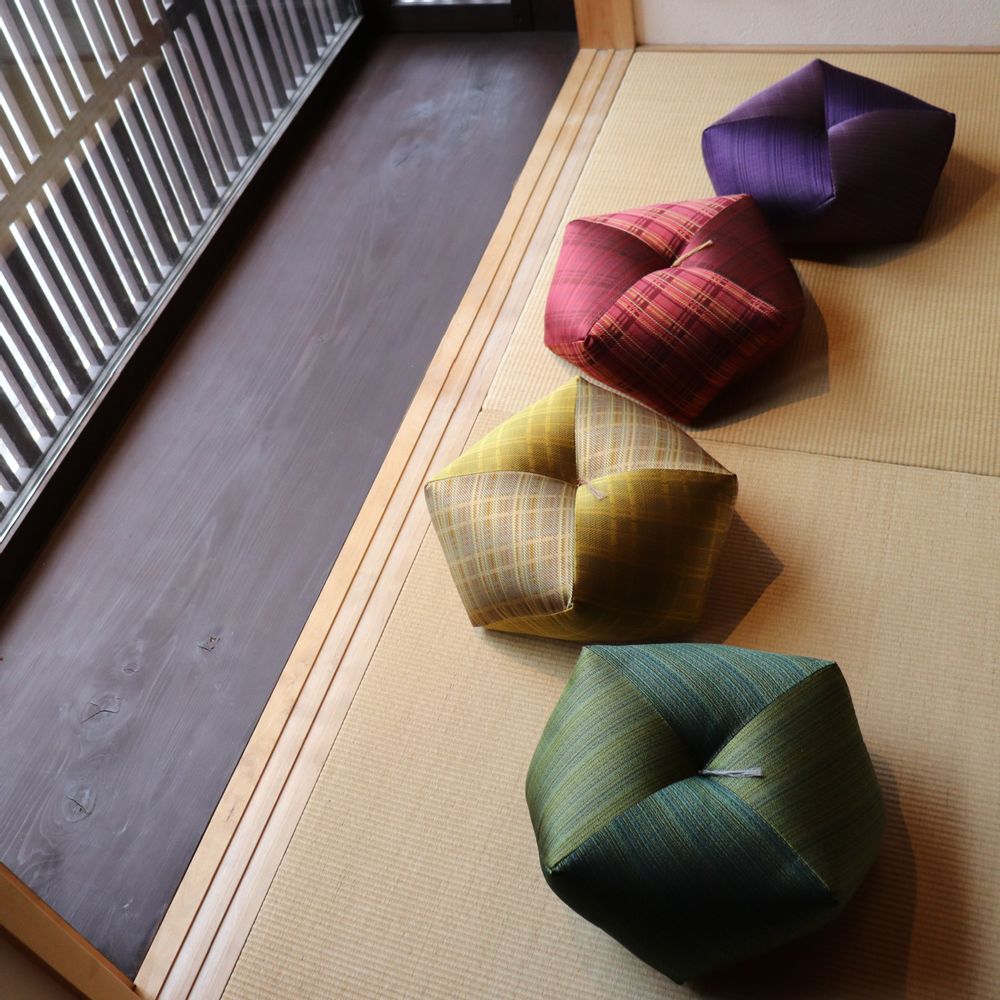 Cushions - Ojami Cushion | Nishijin Silk - TAKAOKAYA