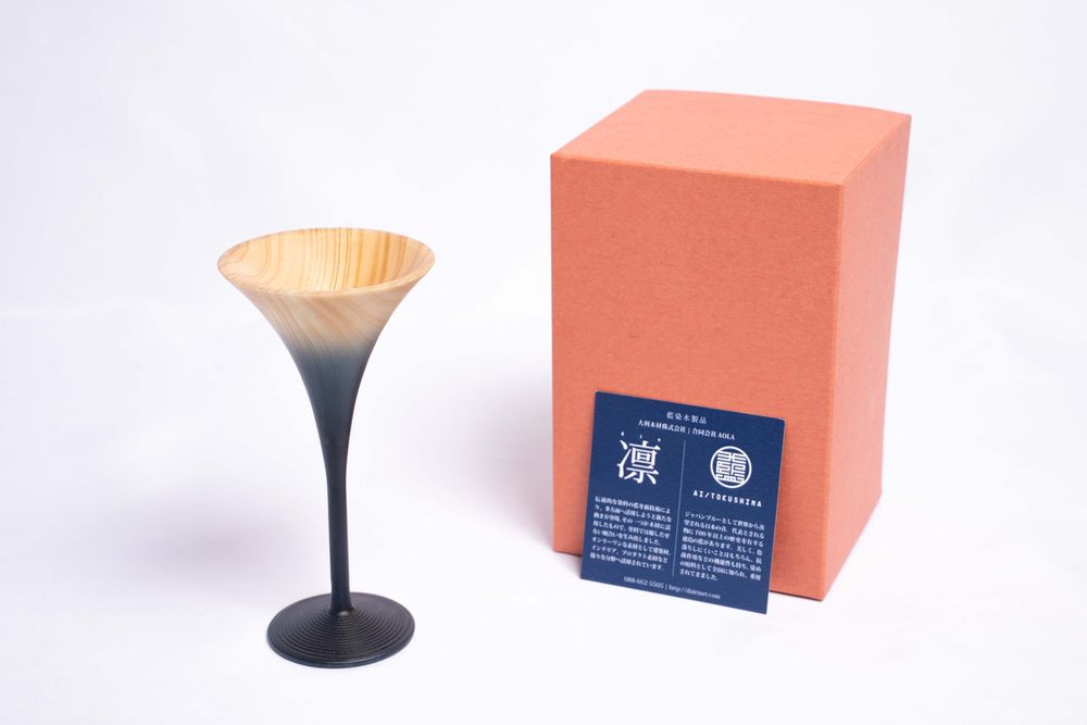 Glass - Indigo Hinoki Cocktail glass - AOLA