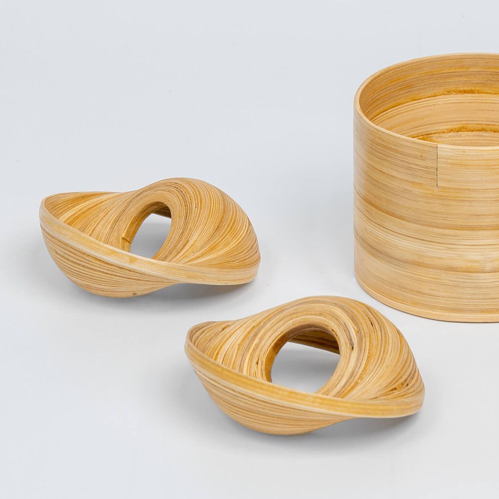 Decorative objects - VERSA handmade bamboo napkin rings for dinner table decor - BAMBUSA BALI