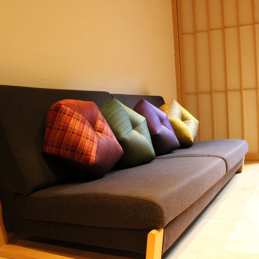 Cushions - Ojami Cushion | Nishijin Silk - TAKAOKAYA