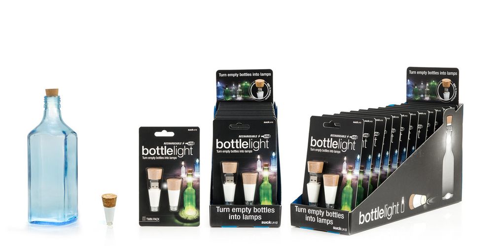 Design objects - Bottle light - SUCK UK