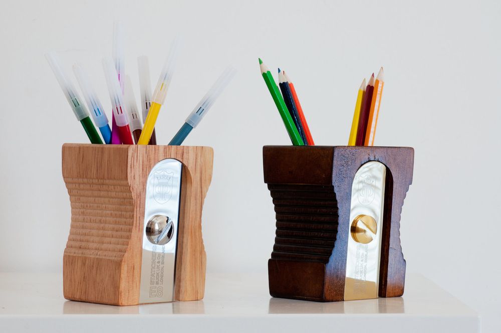 Objets de décoration - Pot à crayon taille-crayon géant - SUCK UK