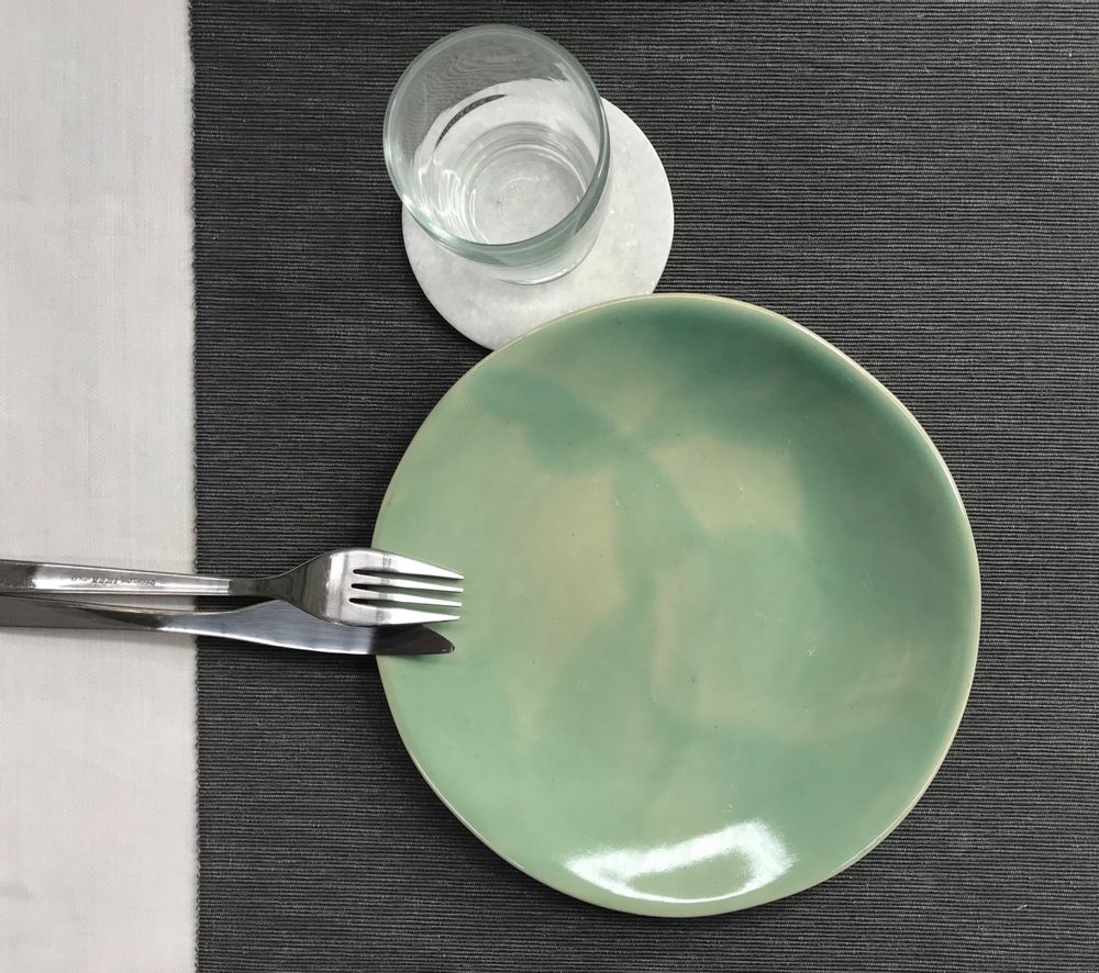 Everyday plates - Large plate collection Green - CHLOÉ KOWALKA