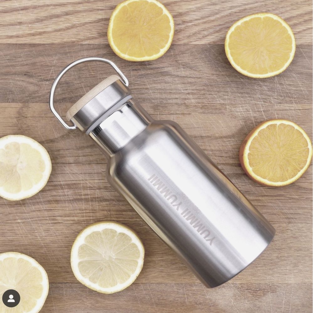 Children's mealtime - THERMOBOTTLE SMALL BAMBOO LID - YUMMII YUMMII