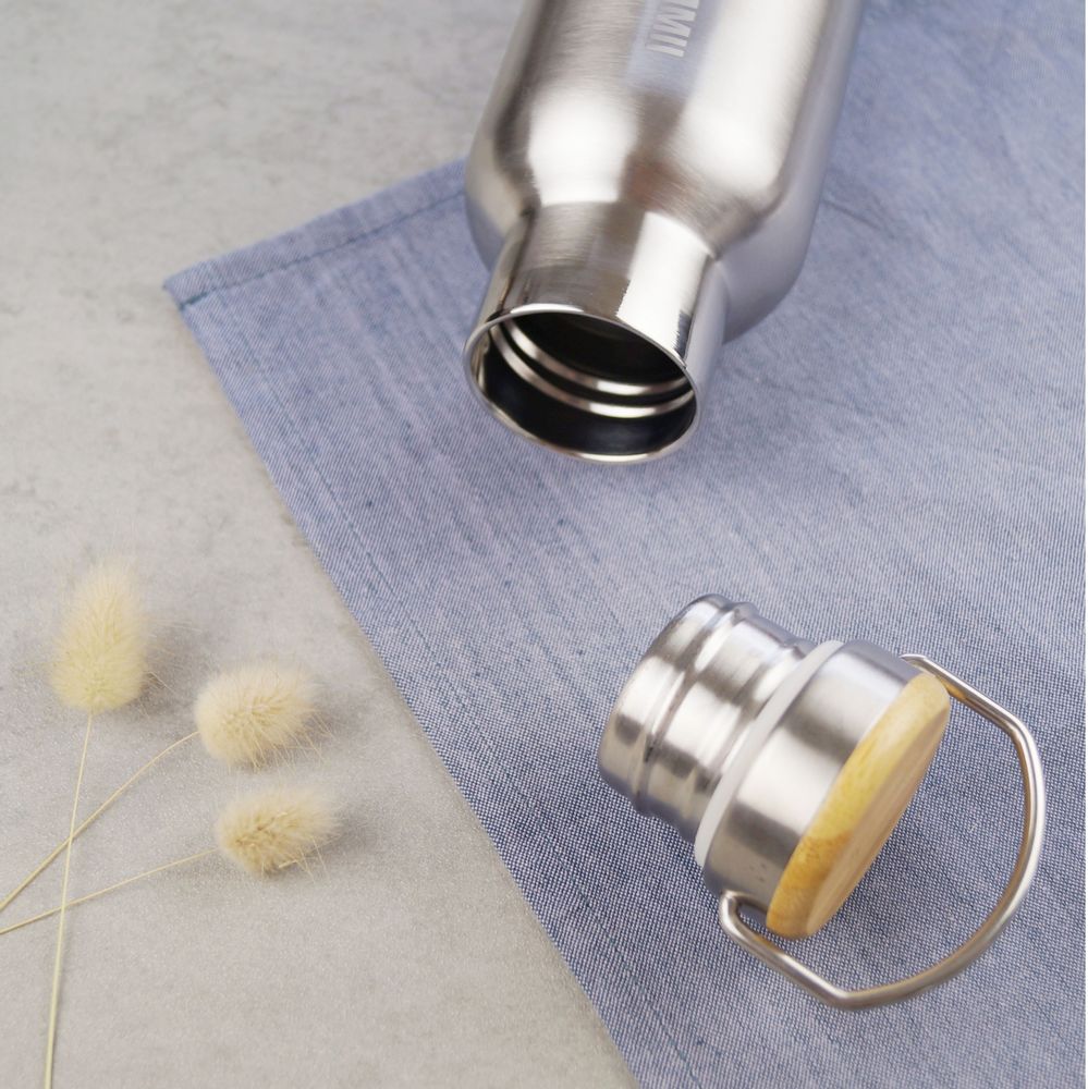 Children's mealtime - THERMOBOTTLE SMALL BAMBOO LID - YUMMII YUMMII
