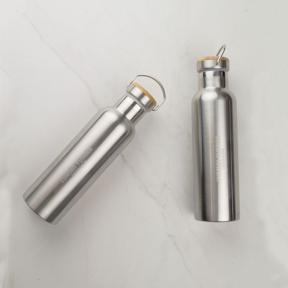 Boîtes de conservation - THERMOBOTTLE MOYEN COUVERCLE EN BAMBOU - YUMMII YUMMII