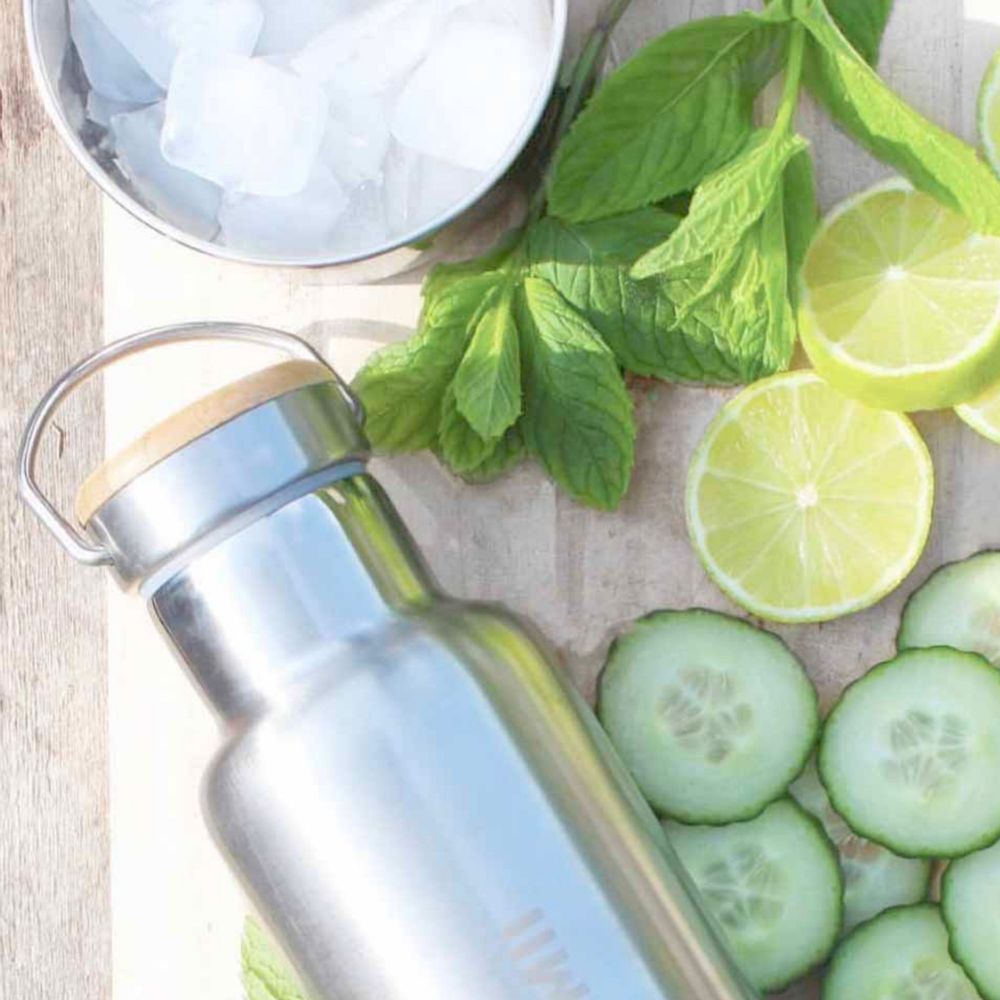 Boîtes de conservation - THERMOBOTTLE MOYEN COUVERCLE EN BAMBOU - YUMMII YUMMII