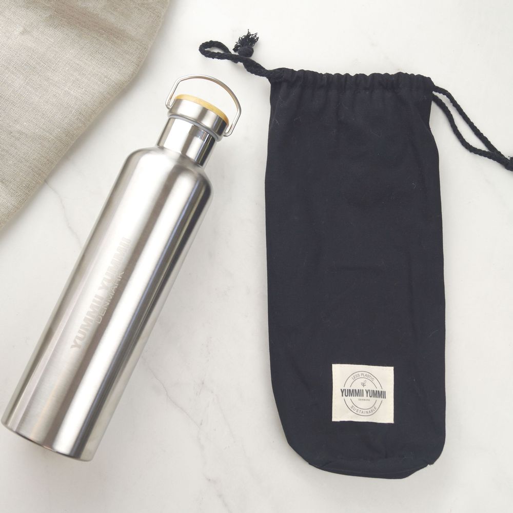Children's mealtime - THERMOBOTTLE LARGE BAMBOO LID - YUMMII YUMMII