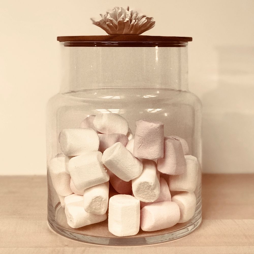 Anniversaires - Bonbonnière en verre soufflé ANOQ. - ANOQ