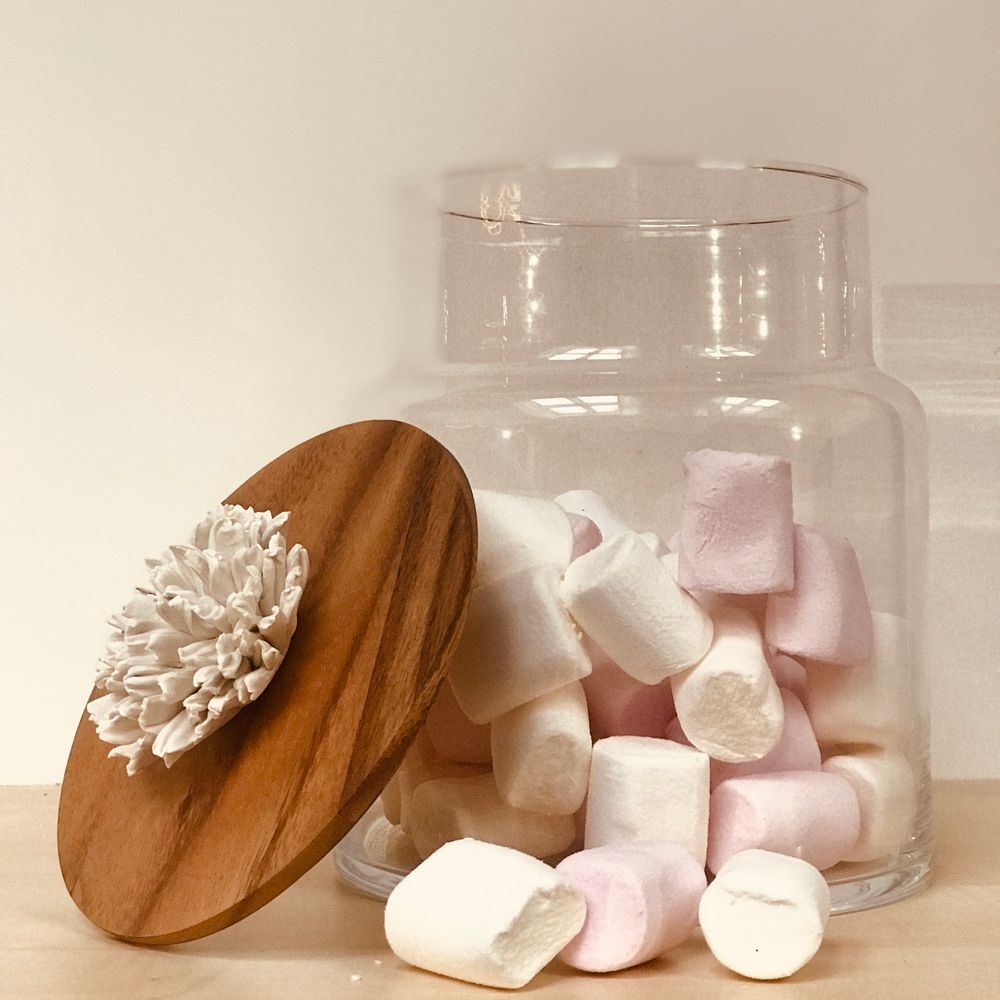 Anniversaires - Bonbonnière en verre soufflé ANOQ. - ANOQ