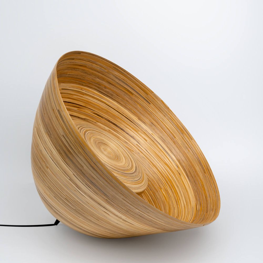 Objets de décoration - Lampadaire en bambou fait main BOOTON, lampadaire pour salon et chambre à coucher - BAMBUSA BALI