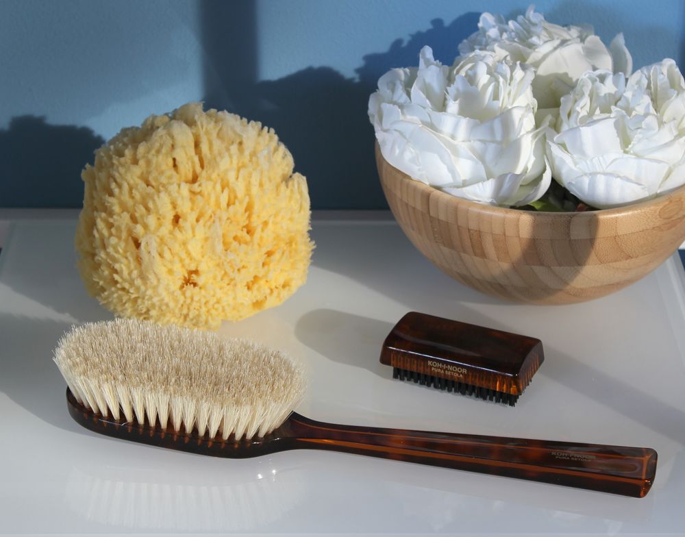 Beauty products - The JASPE' natural bristle brush for women. Style and shine - KOH-I-NOOR ITALY BEAUTY