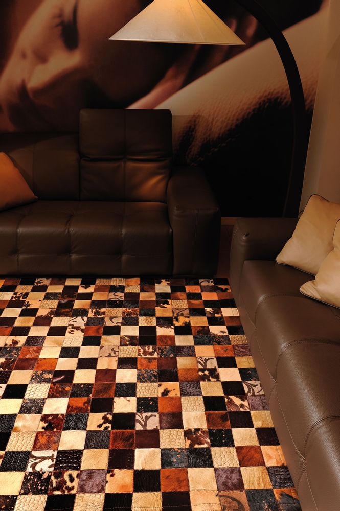Bespoke carpets - French Cow skin rug - MAISON TERGUS