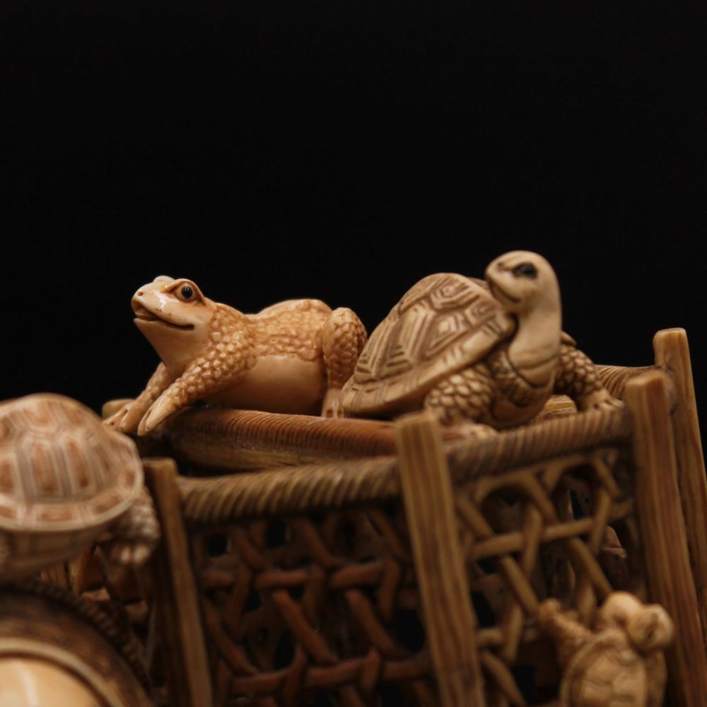 Sculptures, statuettes and miniatures - Fisherman's Cry, Ivory Mammoth Sculpture - TRESORIENT