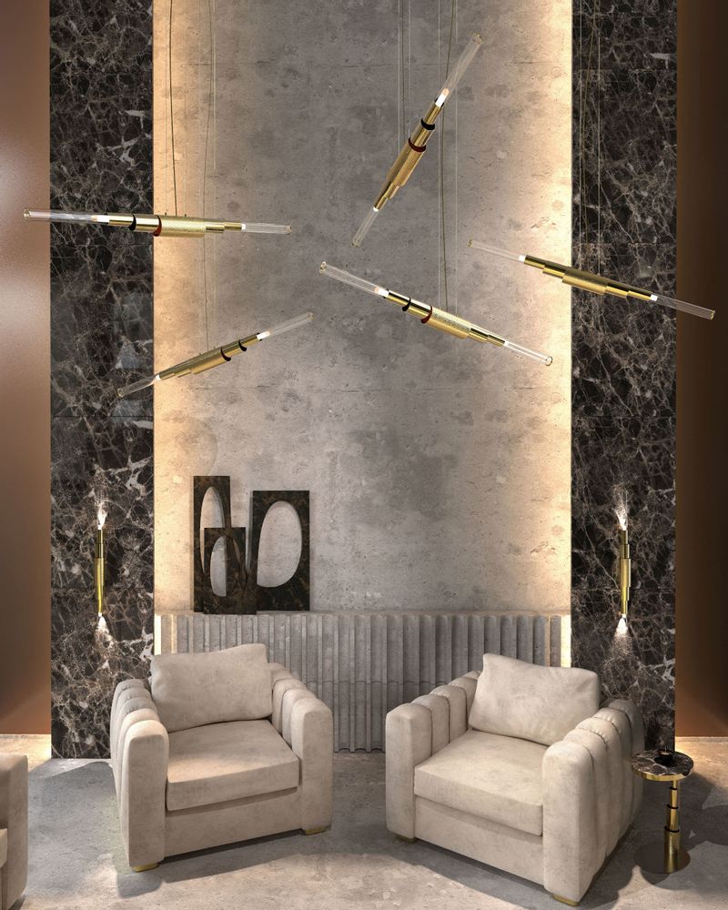 Hotel bedrooms - Metier Suspension - CASTRO LIGHTING