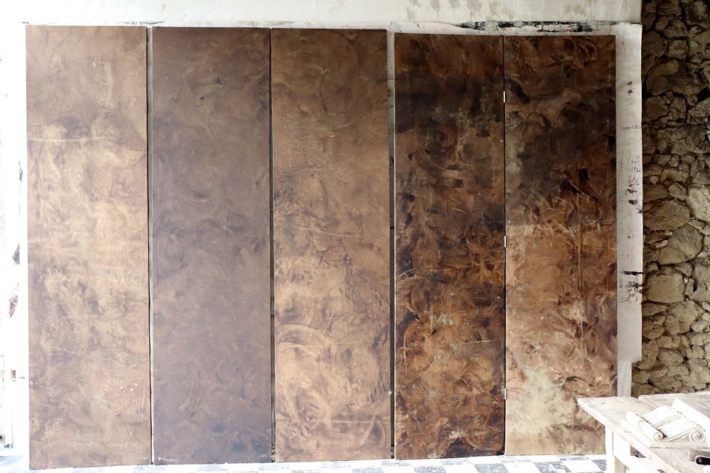 Wall panels - CUSTOM DECORATIVE PANELS WITH JUDEE BITUMEN - OUVRAGE