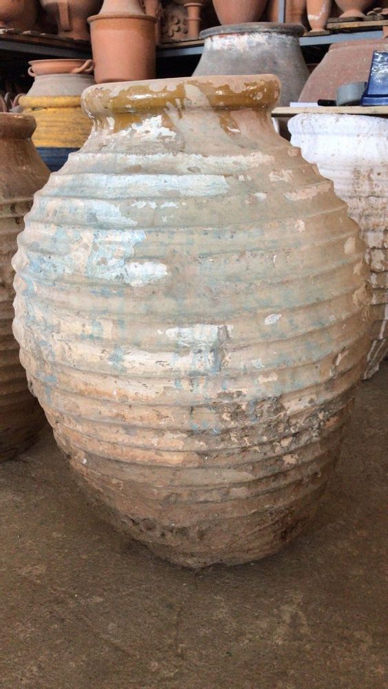 Vases - greek old pots, olive oil jars, they used to carry or save wine, olives, olive oil honey, seads, pottery for use - SILO ART FACTORY