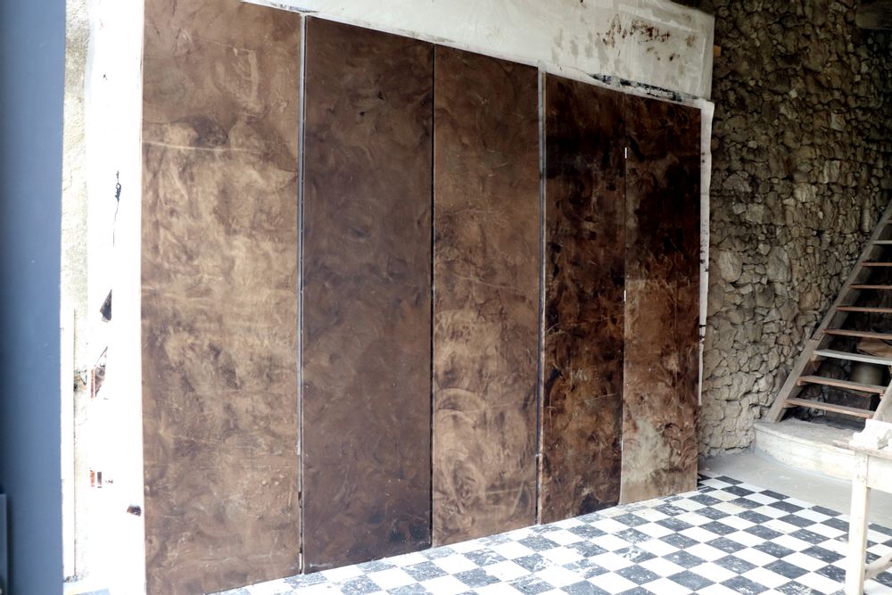 Wall panels - CUSTOM DECORATIVE PANELS WITH JUDEE BITUMEN - OUVRAGE