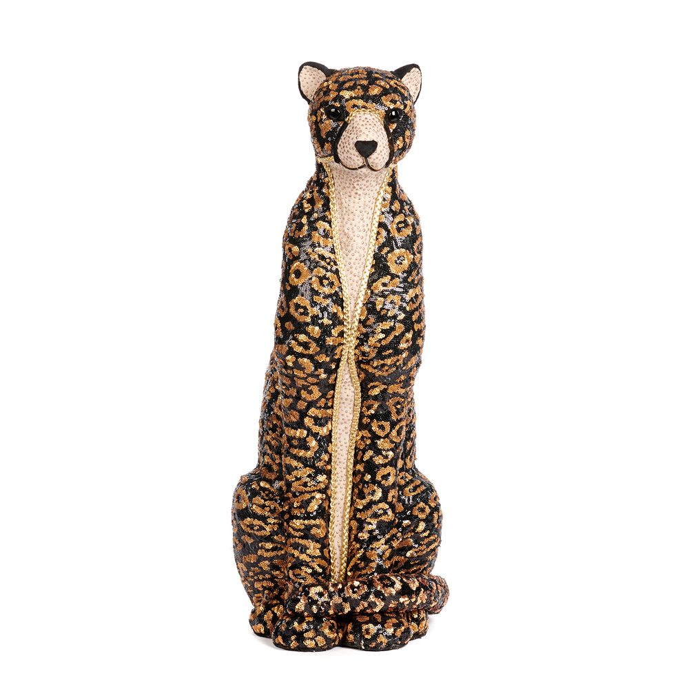 Objets de décoration - SEQ.ASSIS LÉOPARD TT NOIR 60CM - GOODWILL M&G