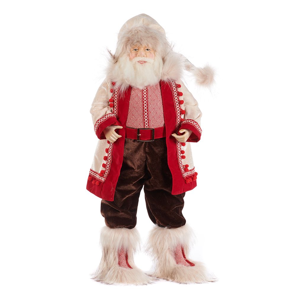 Objets de décoration - LAPL.HIVER SANTA POUPÉE TT WH/RD 64CM - GOODWILL M&G