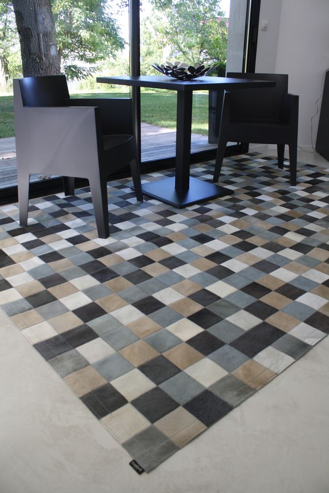 Bespoke carpets - French Cow skin rug - MAISON TERGUS