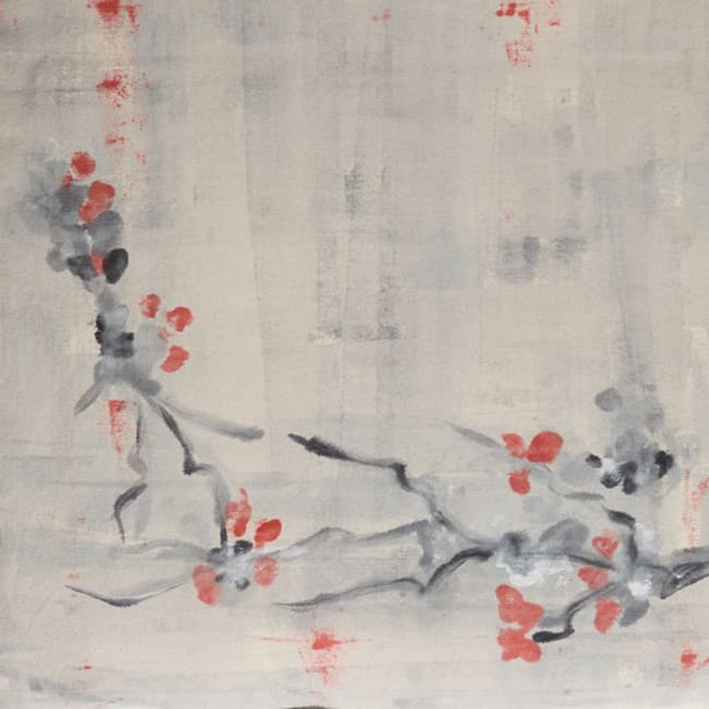 Fabric cushions - Zabuton Cherrytree (cushion) - ALMA CONCEPT