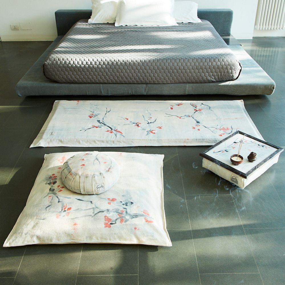 Fabric cushions - Zabuton Cherrytree (cushion) - ALMA CONCEPT