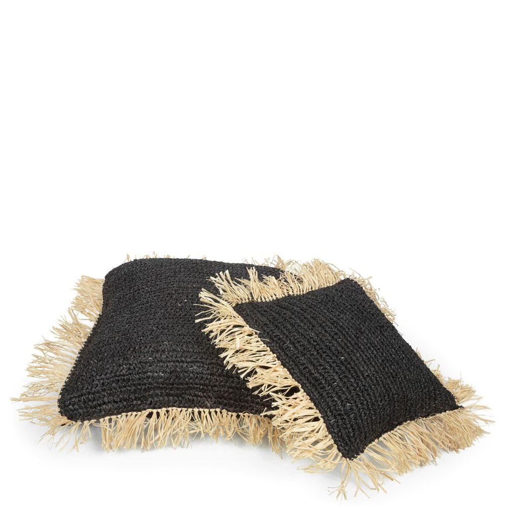Coussins textile - The Raffia Cushion Square - Natural, Large - BAZAR BIZAR - DONT USE