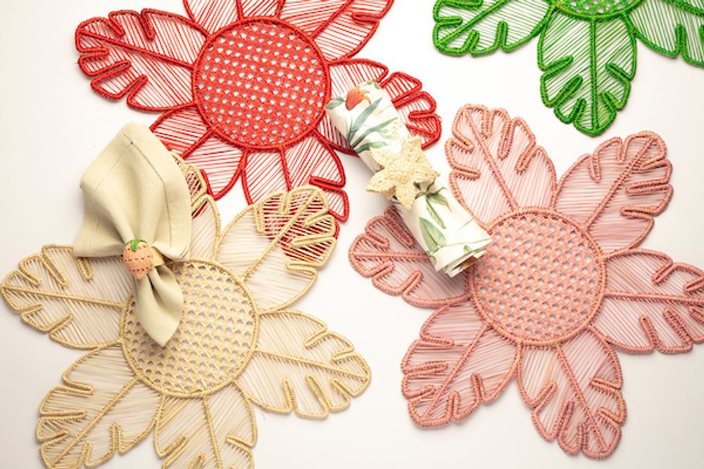 Decorative objects - Five Leaf Placemat - MYTO DESIGN RITUAL COLOMBIA
