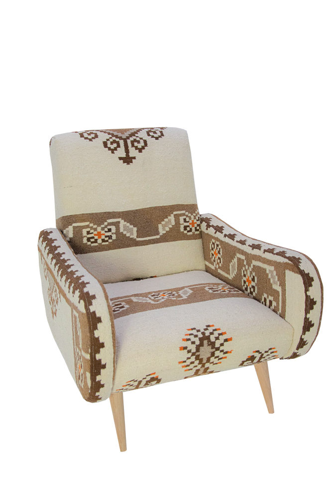 Armchairs - Tabarka Kilim Chair - ROCK THE KASBAH