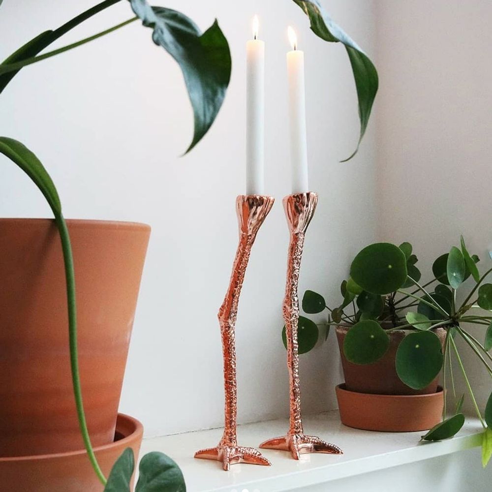 Objets de décoration - Bougeoir Long Legs Gold Edition - Lot de 2 - JASMIN DJERZIC