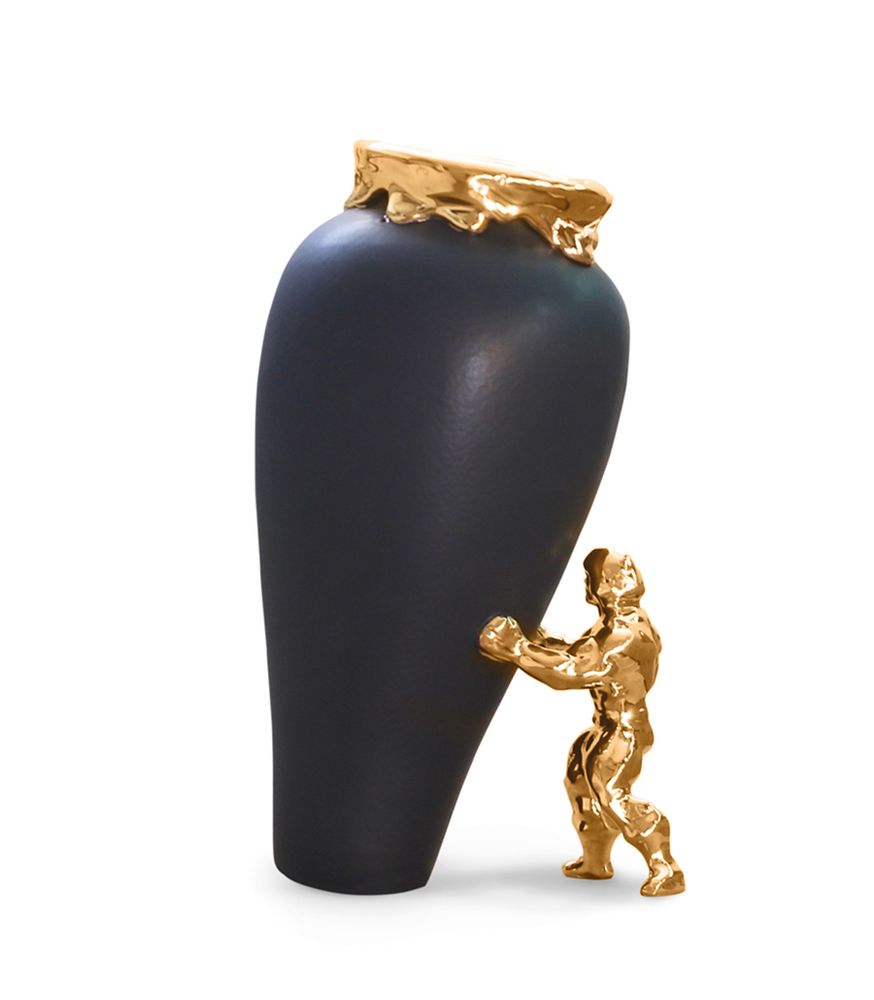 Vases - Super Hero Vase - Golden Edition - JASMIN DJERZIC