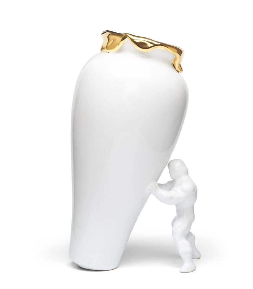 Vases - Super Hero Vase - Golden Edition - JASMIN DJERZIC