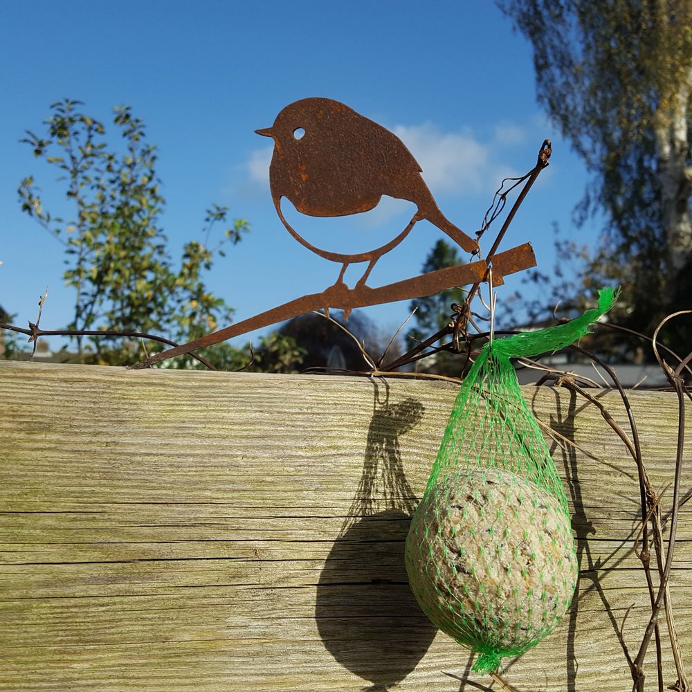 Outdoor decorative accessories - Outdoor Decoration 3 Pack XXS Red Metal Throat - METALBIRD