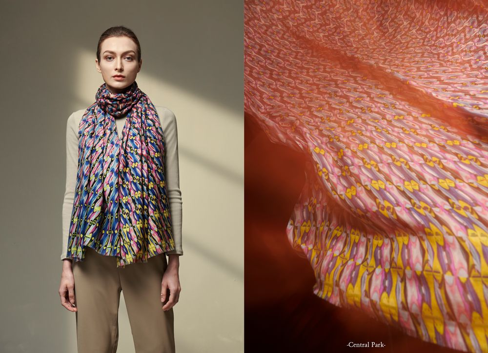 Foulards et écharpes - Echarpe Laine AW 2021 New York Collection - YEN TING CHO STUDIO