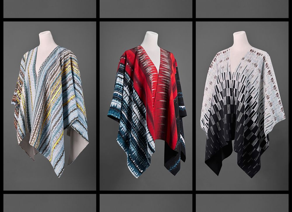 Scarves - Poncho & Wool Scarf SS 2021 New York Collection - YEN TING CHO STUDIO