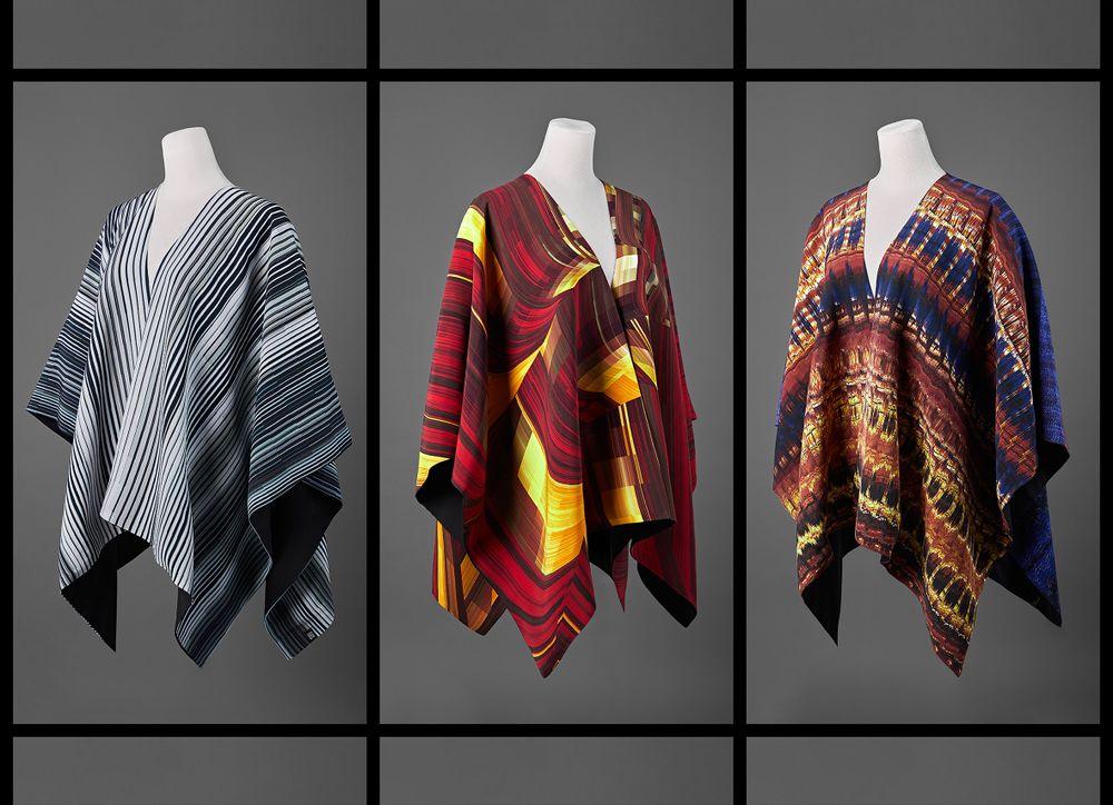 Scarves - Poncho & Wool Scarf SS 2021 New York Collection - YEN TING CHO STUDIO