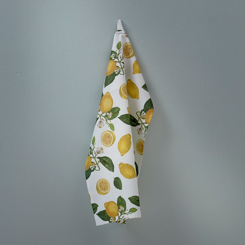 Torchons textile - Torchon Citron 100% Coton Bio - KOUSTRUP & CO