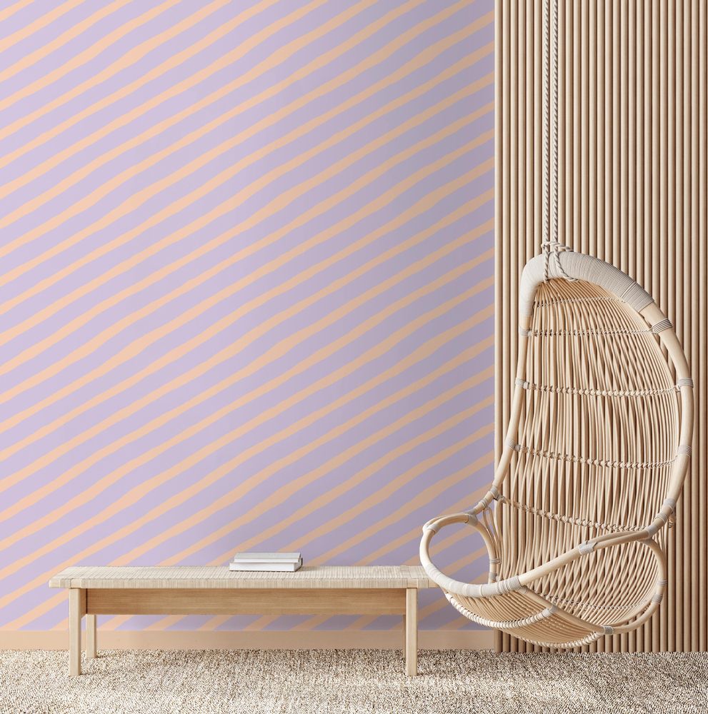 Other wall decoration - WALLPAPER- STRIPES - COSMOGRAPHIES