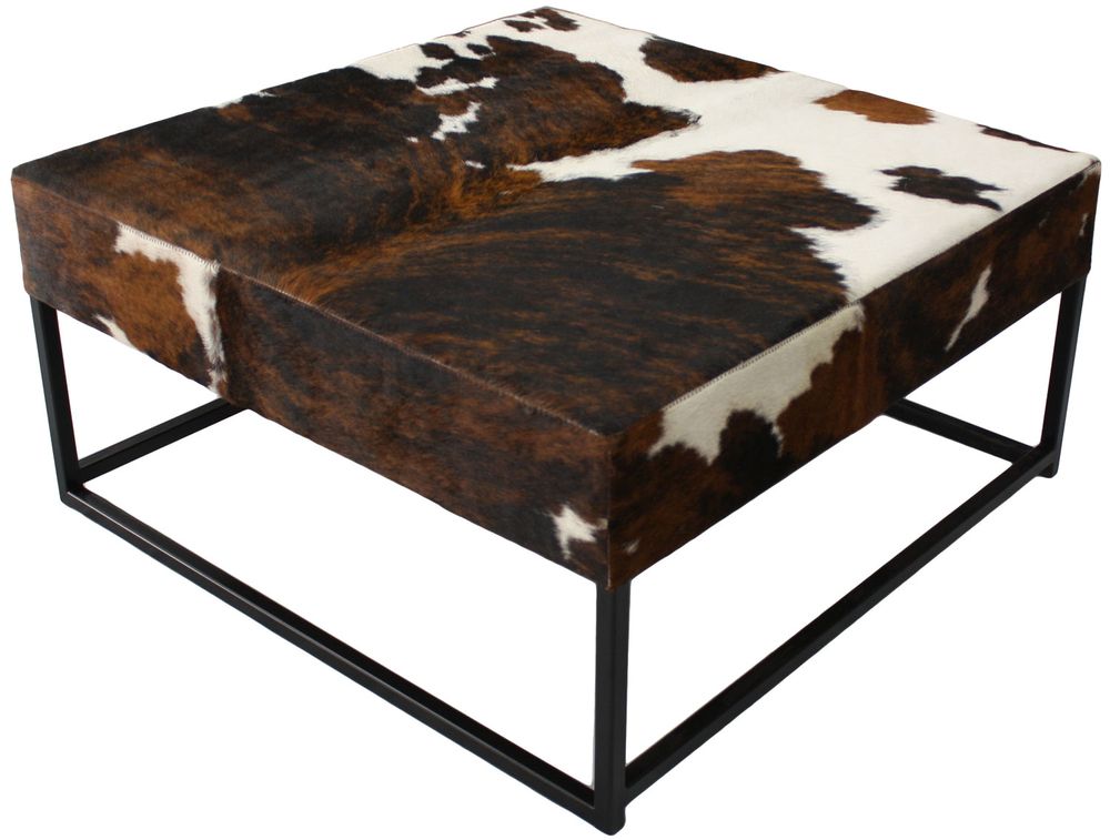 Tables basses - Table en peau de vache naturelle - MAISON TERGUS