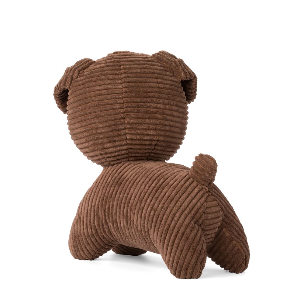 Soft toy - Miffy's Friends by Bon Ton Toys - Snuffy Corduroy Brown - 21cm - MIFFY BY BON TON TOYS