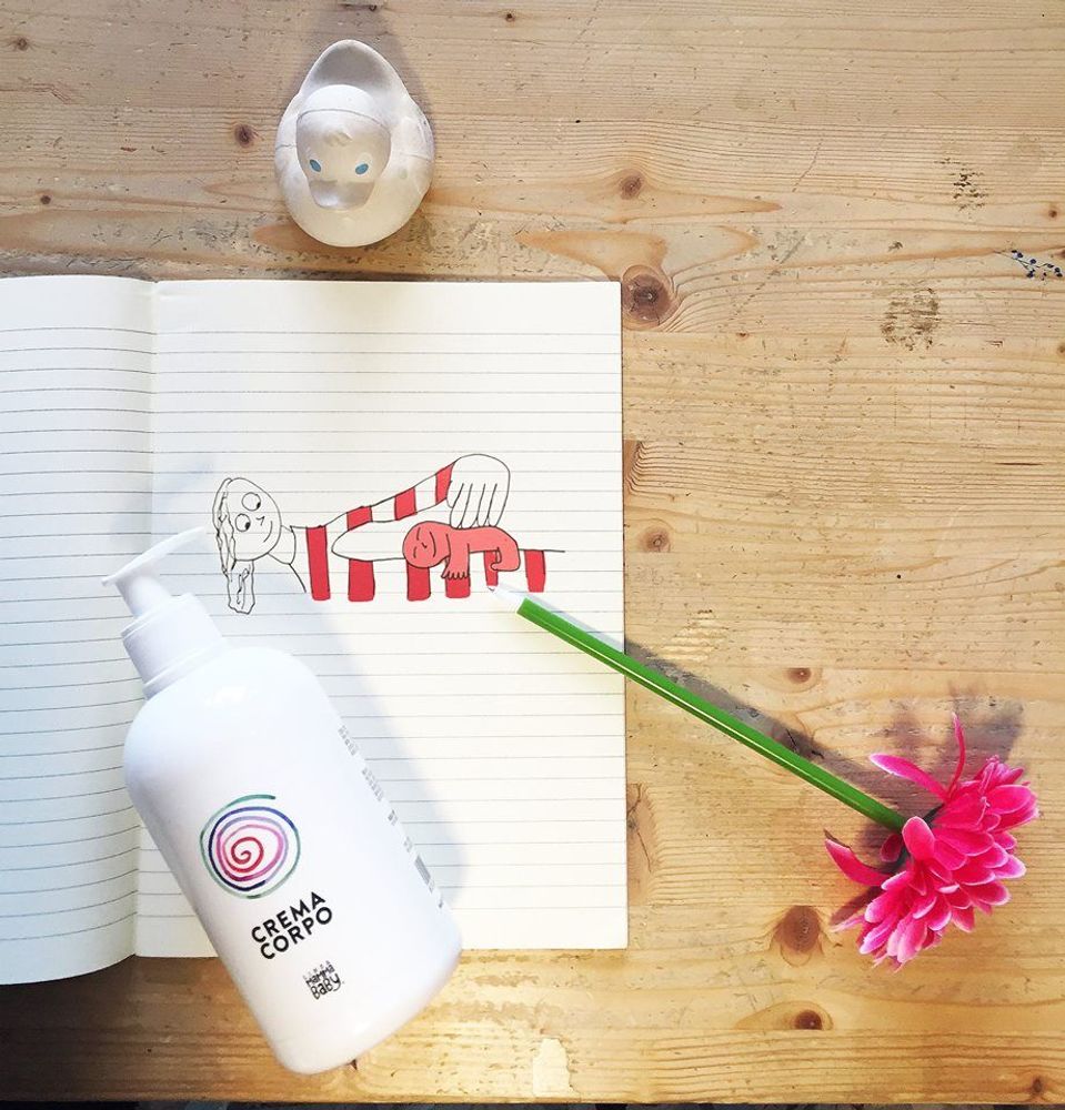 Bain pour enfant - Crème pour le corps RUBINA - LINEA MAMMABABY