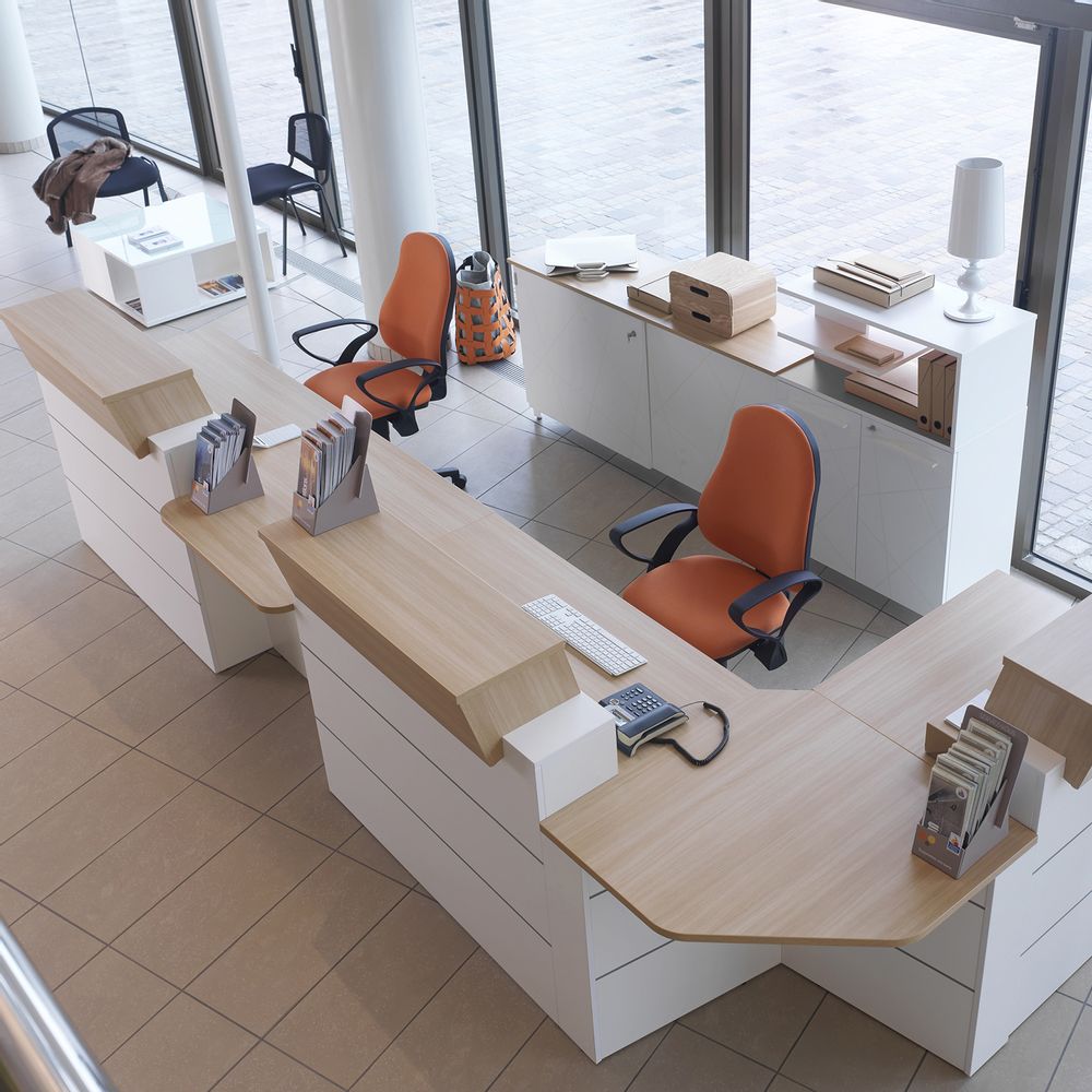 Mobilier et rangements pour bureau - Banque accueil SUNDAY - GAUTIER OFFICE